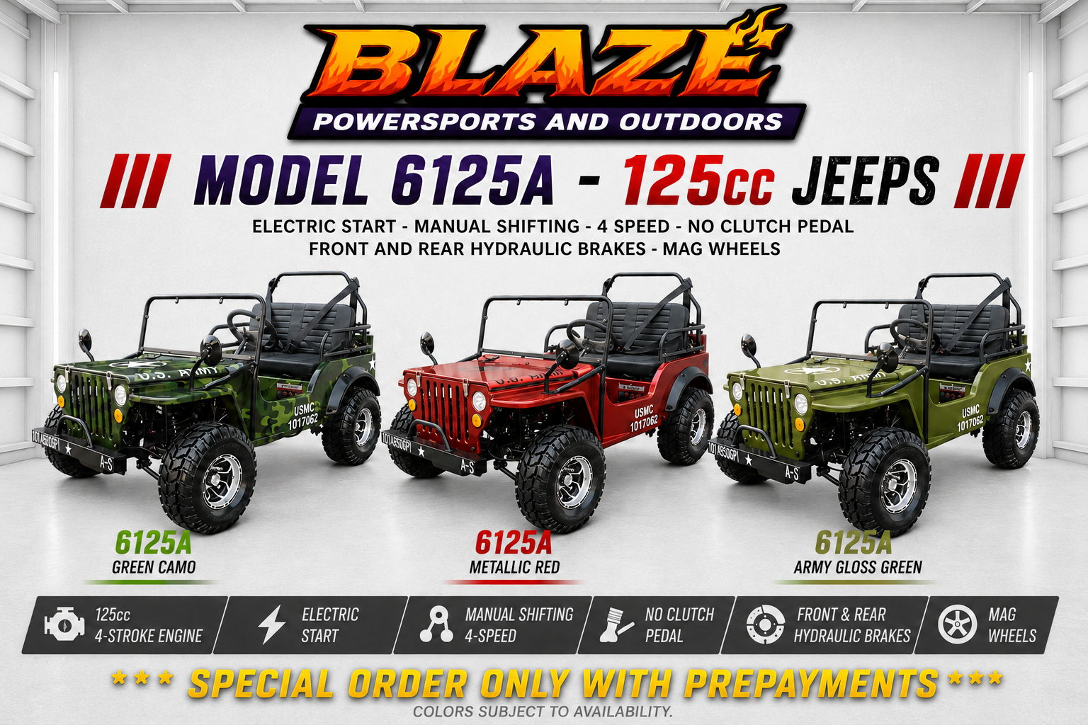 GK-6125A Jeep GoKart Duson Louisiana