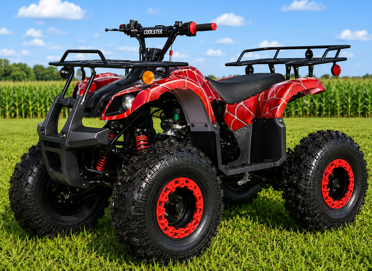 ATV-3125XR8U-2 125cc Youth ATV – Red Spider Large Frame