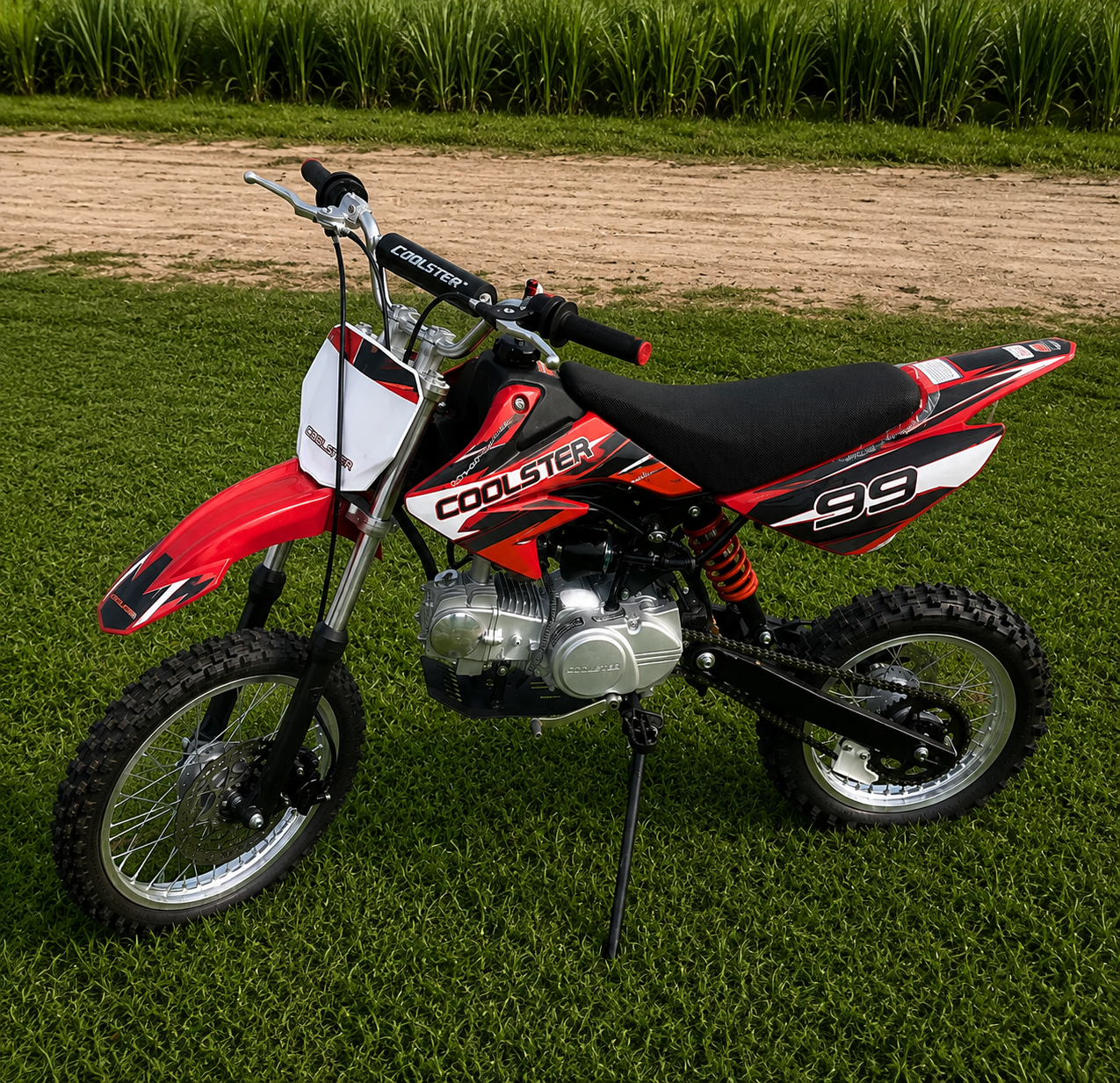 QG-214-2 125cc Dirt Bike – Red